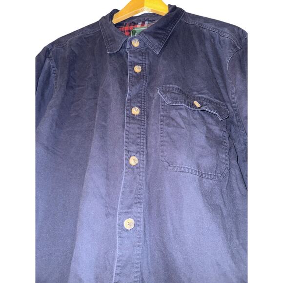 Woolrich Flannel Lined Button Up Shirt Shacket Men's XL Plaid Utility Workwear - Picture 6 of 8
